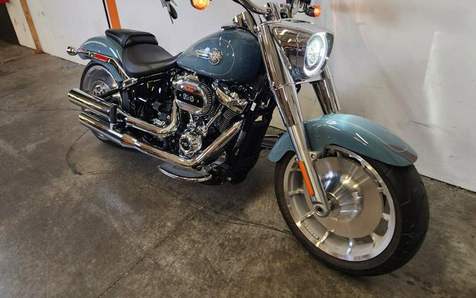 2024 Harley-Davidson Fat Boy 114 Sharkskin Blue FLFBS