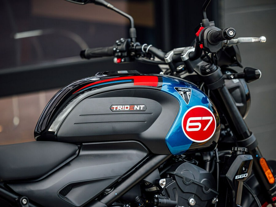 2026 Triumph Trident 660 Triple Tribute Edition