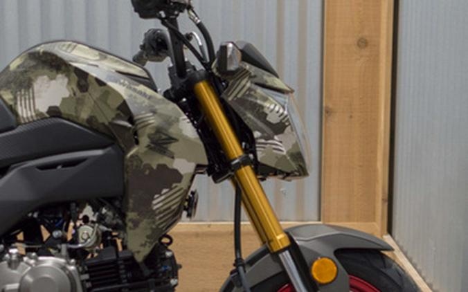 2025 Kawasaki Z125 PRO Cypher Camo Beige