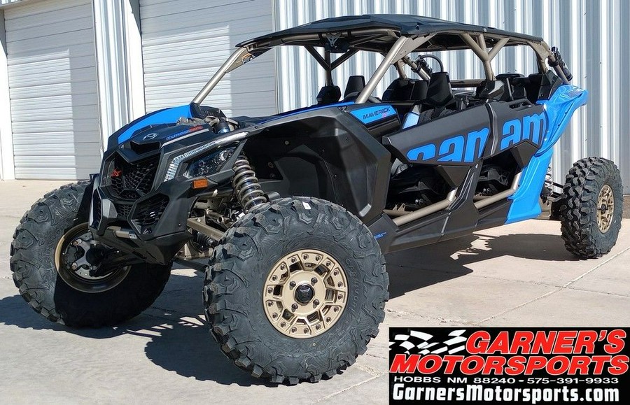 2024 Can-Am® Maverick X3 MAX X rs Turbo RR with Smart-Shox Dazzling Blue & Carbon Black