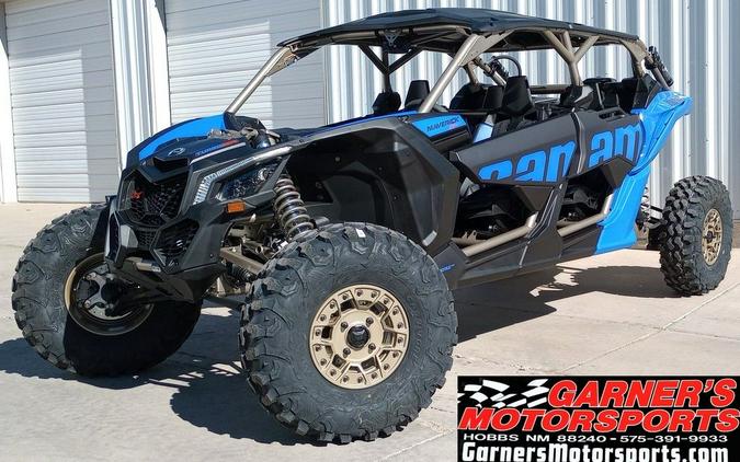 2024 Can-Am® Maverick X3 MAX X rs Turbo RR with Smart-Shox Dazzling Blue & Carbon Black