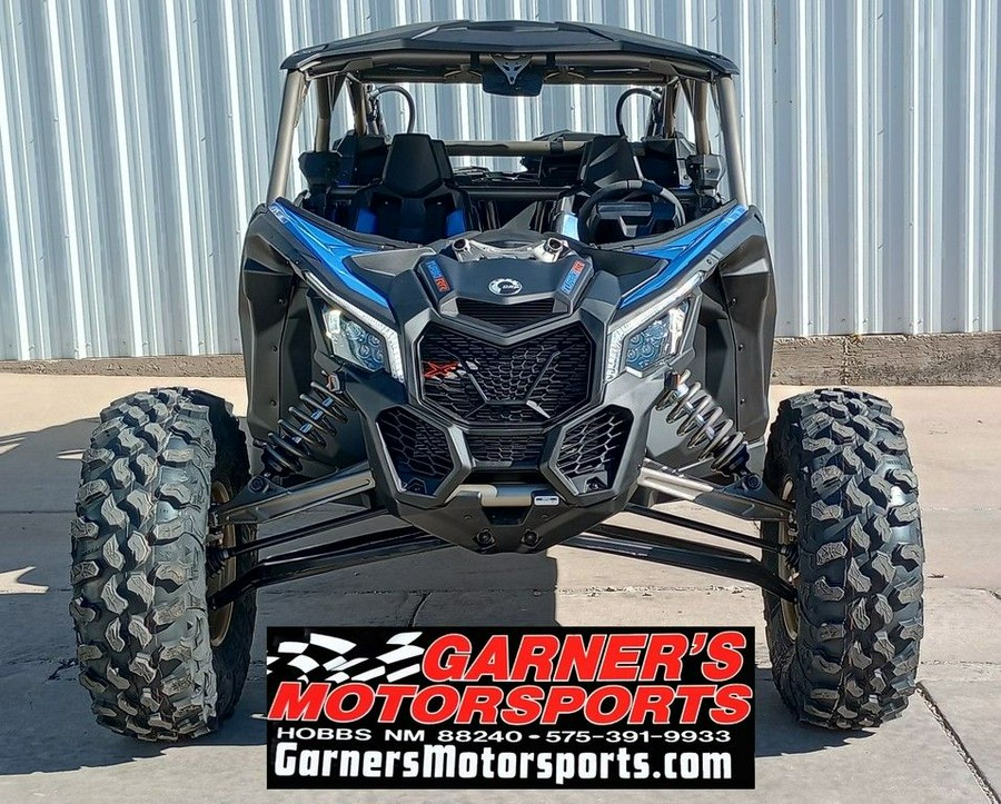 2024 Can-Am® Maverick X3 MAX X rs Turbo RR with Smart-Shox Dazzling Blue & Carbon Black