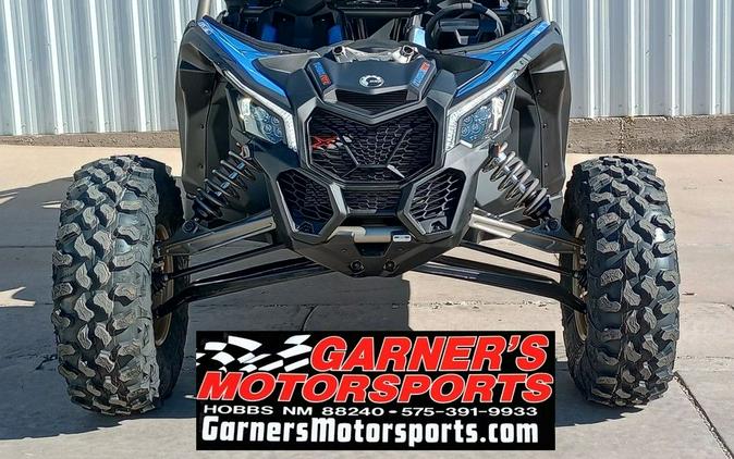 2024 Can-Am® Maverick X3 MAX X rs Turbo RR with Smart-Shox Dazzling Blue & Carbon Black