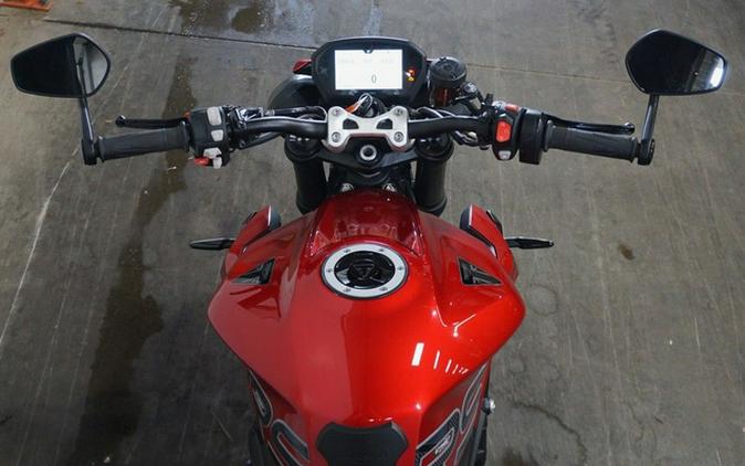 2024 Triumph Street Triple 765 RS Carnival Red