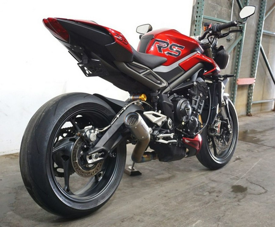 2024 Triumph Street Triple 765 RS Carnival Red