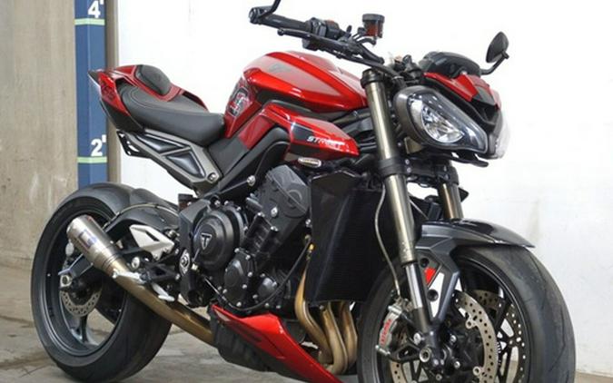 2024 Triumph Street Triple 765 RS Carnival Red