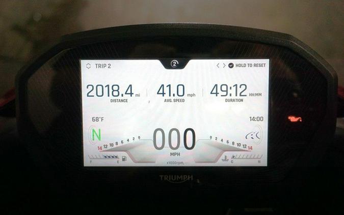 2024 Triumph Street Triple 765 RS Carnival Red