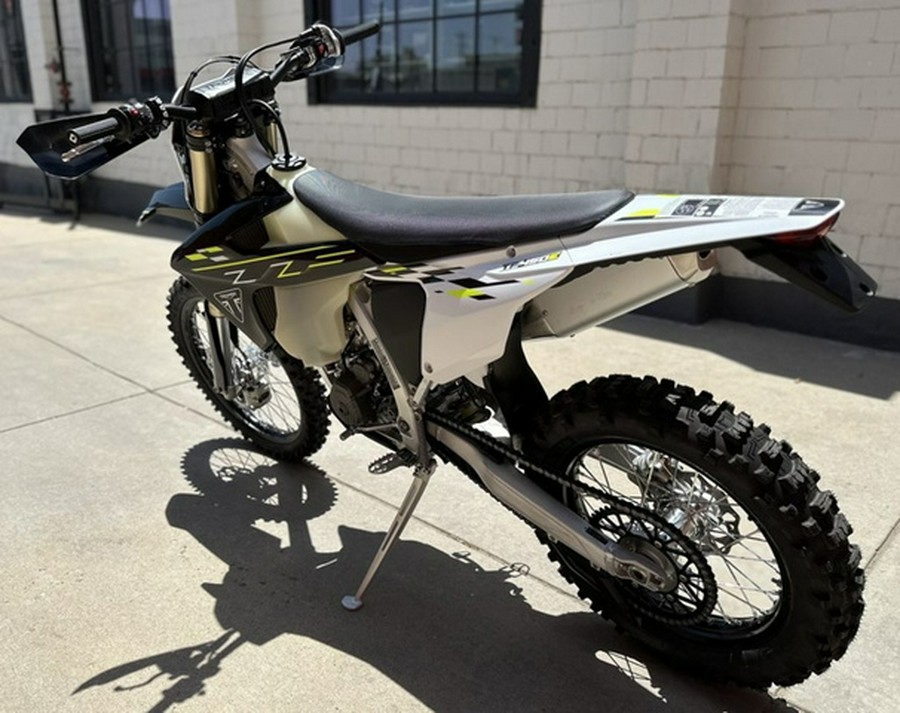 2026 Triumph TF 450-E Jet BlackPure White