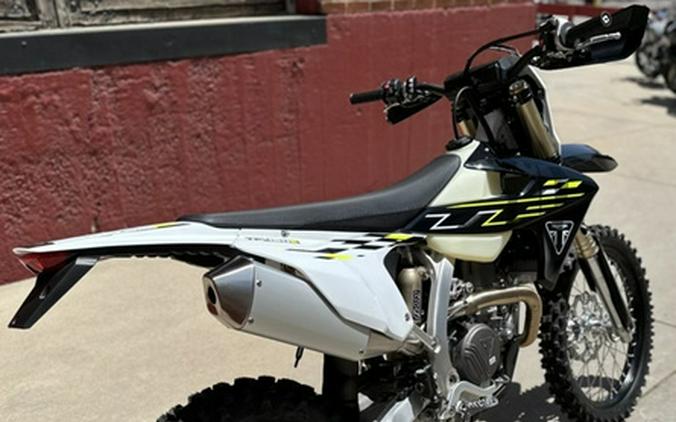 2026 Triumph TF 450-E Jet BlackPure White