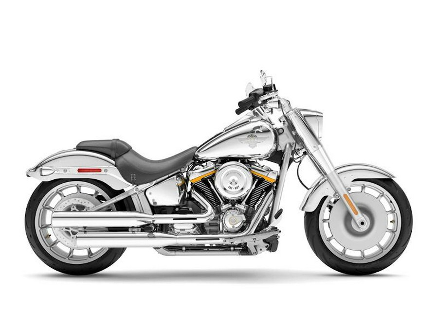 2025 Harley-Davidson® FLSTFI - Fat Boy® Gray Ghost