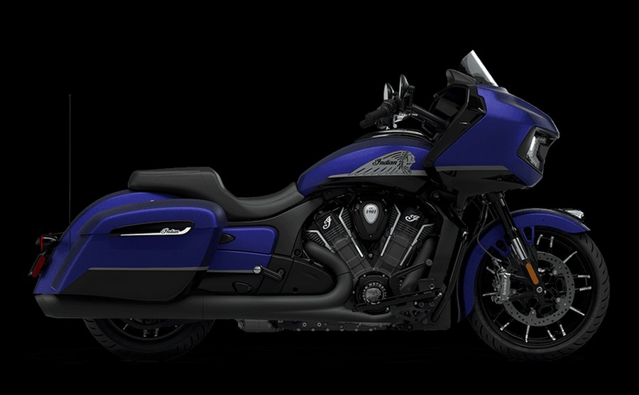 New 2024 INDIAN MOTORCYCLE CHALLENGER DARK HORSE SPIRIT BLU SMK