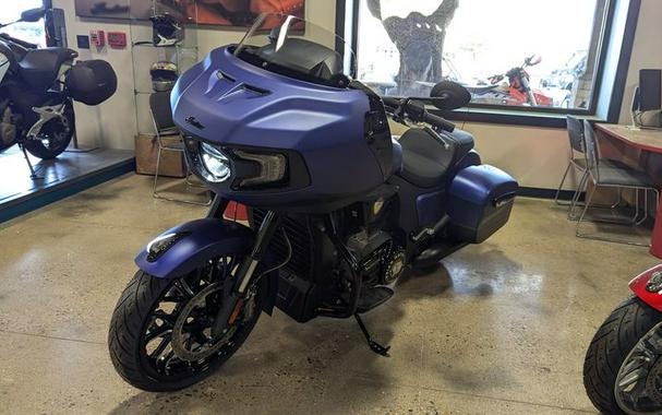 New 2024 INDIAN MOTORCYCLE CHALLENGER DARK HORSE SPIRIT BLU SMK