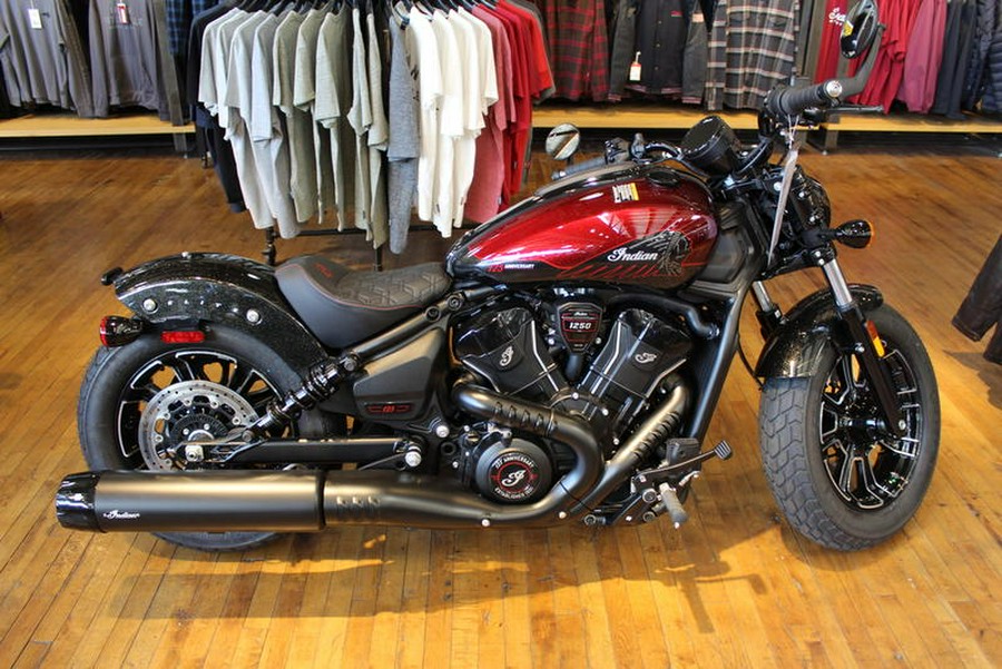 2026 Indian Motorcycle® Scout Bobber 125th Anniversary Edition 125th Anniversary Red with Black Cry