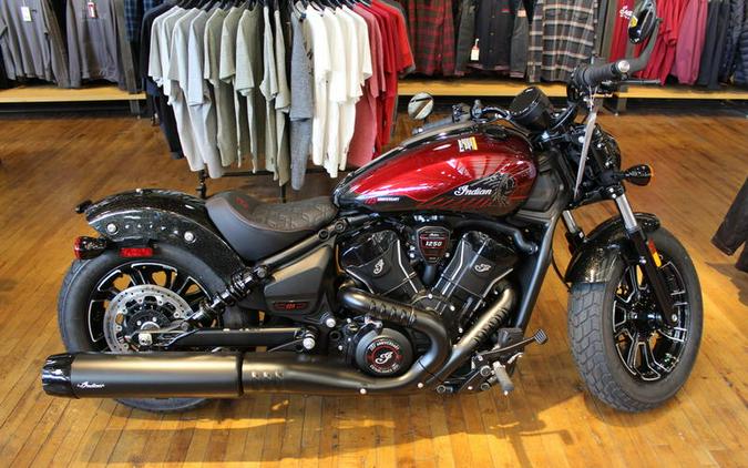 2026 Indian Motorcycle® Scout Bobber 125th Anniversary Edition 125th Anniversary Red with Black Cry