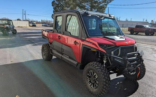 New 2024 POLARIS RANGER CREW XD 1500 NORTHSTAR EDITION ULTIMATE SUNSET RED