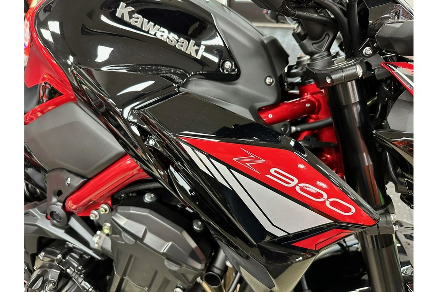 2024 Kawasaki Z900 ABS - Candy Persimmon Red/Ebony