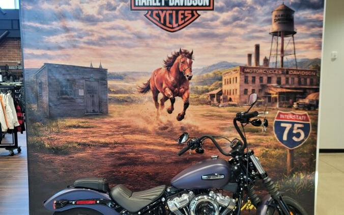 2025 Harley-Davidson® Street Bob® Purple Abyss Denim w/Cast Wheels FXBB