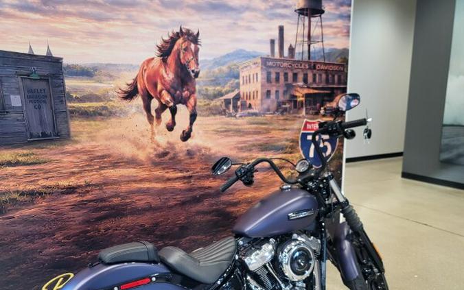 2025 Harley-Davidson® Street Bob® Purple Abyss Denim w/Cast Wheels FXBB