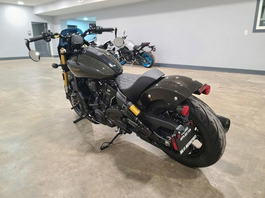 2026 Indian 101 Scout Black Crystal With Super Graphite