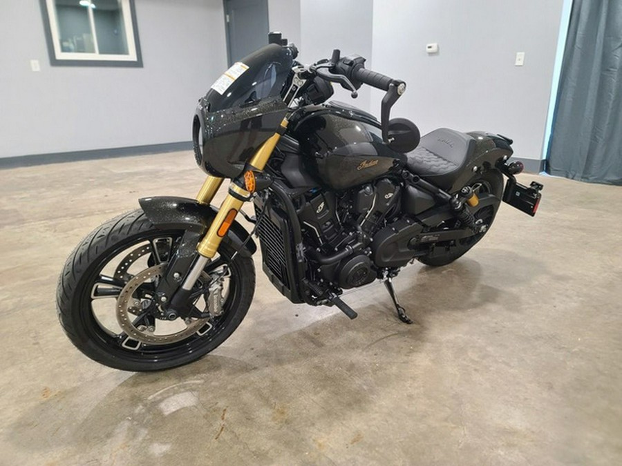 2026 Indian 101 Scout Black Crystal With Super Graphite