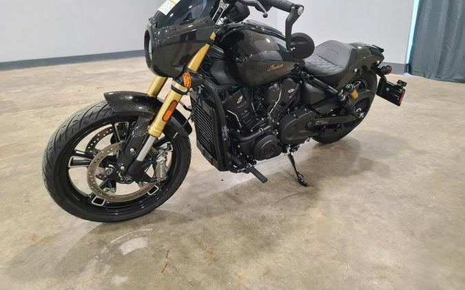 2026 Indian 101 Scout Black Crystal With Super Graphite