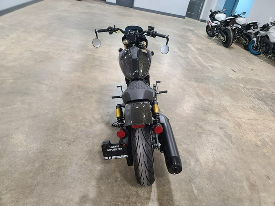 2026 Indian 101 Scout Black Crystal With Super Graphite