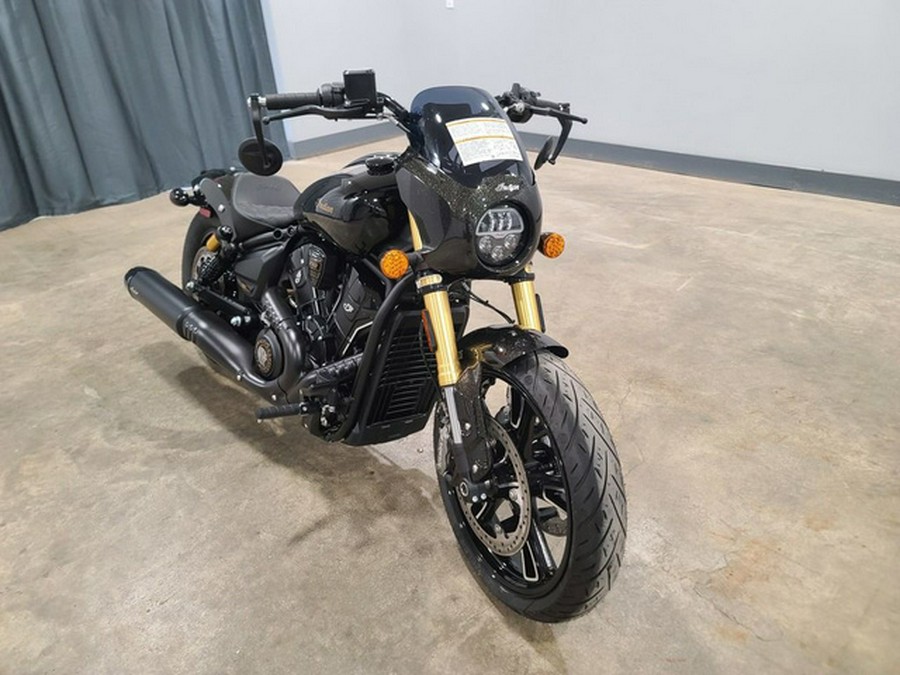 2026 Indian 101 Scout Black Crystal With Super Graphite