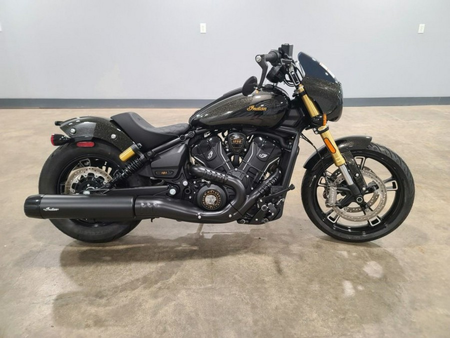 2026 Indian 101 Scout Black Crystal With Super Graphite