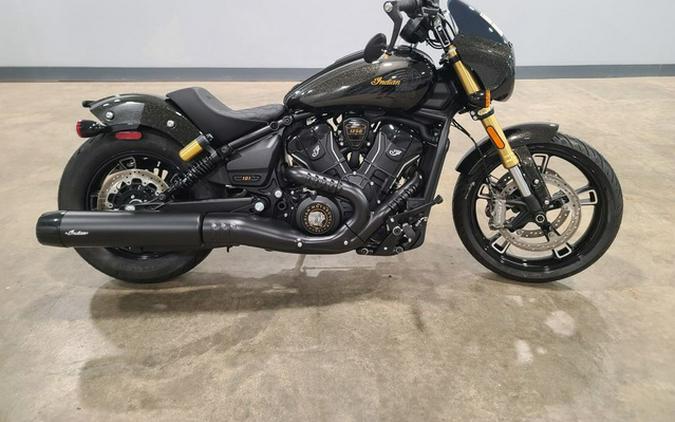 2026 Indian 101 Scout Black Crystal With Super Graphite