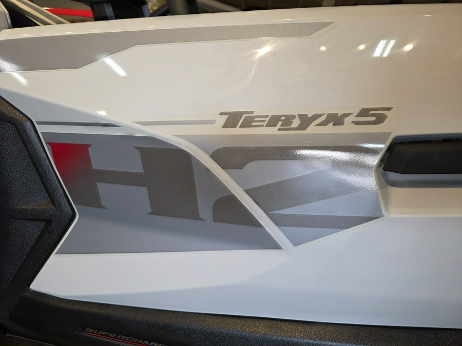 2026 Kawasaki TERYX5 H2 Deluxe eS Ice Gray / Flat Ebony - 111784