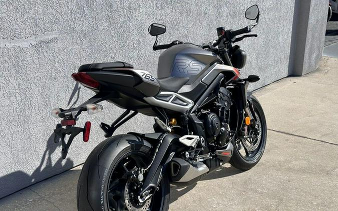 2024 Triumph Street Triple 765 RS Silver Ice