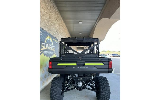 2023 Polaris Industries RANGER CREW XP 1000 Premium Super Graphite with Lifted Lime Accents