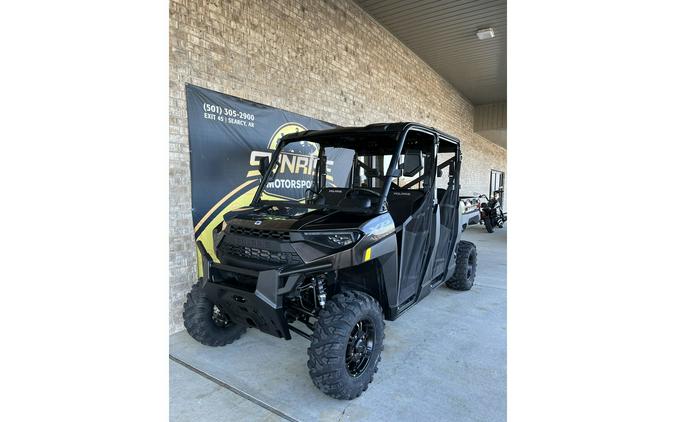 2023 Polaris Industries RANGER CREW XP 1000 Premium Super Graphite with Lifted Lime Accents