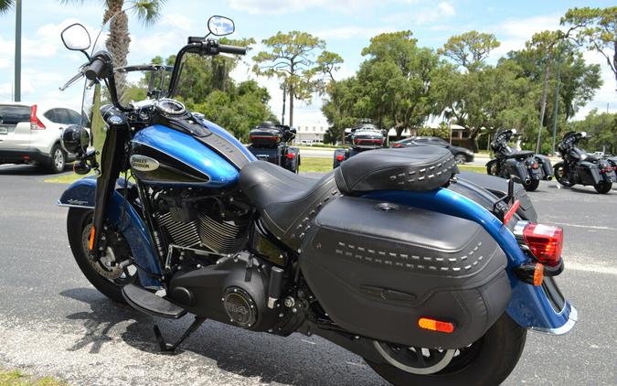 2022 Harley-Davidson Heritage Classic 114 Reef Blue/Vivid Black - FLHCS