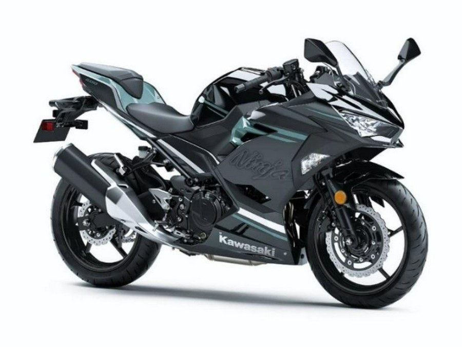 2020 Kawasaki Ninja® 400 ABS Spark Black/ Magnetic Dark Gray/ Phantom Blue