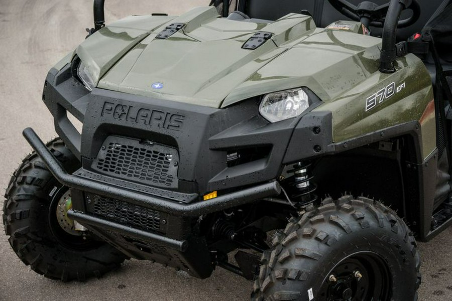 New 2024 POLARIS RANGER CREW 570 FULLSIZE SAGE GREEN