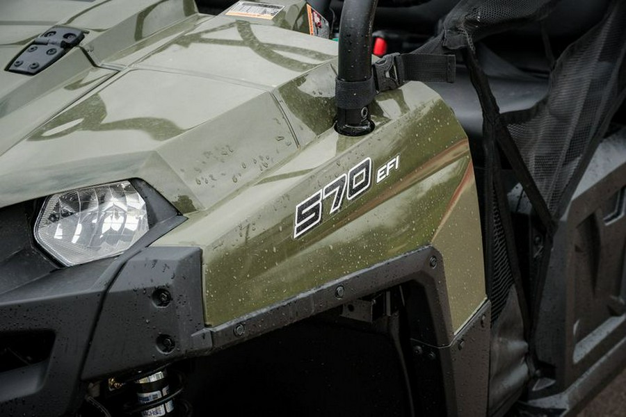 New 2024 POLARIS RANGER CREW 570 FULLSIZE SAGE GREEN