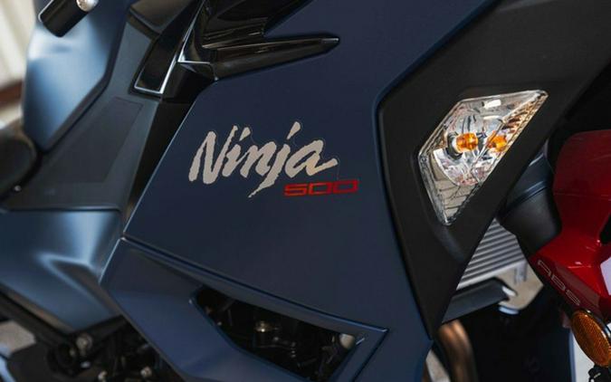 2026 Kawasaki Ninja 500 ABS Metallic Matte Twilight Blue