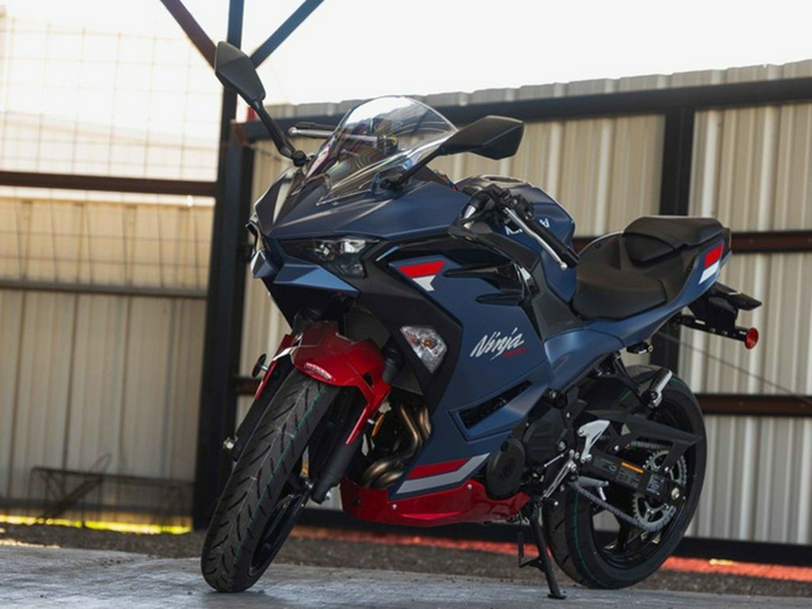 2026 Kawasaki Ninja 500 ABS Metallic Matte Twilight Blue