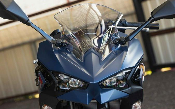 2026 Kawasaki Ninja 500 ABS Metallic Matte Twilight Blue