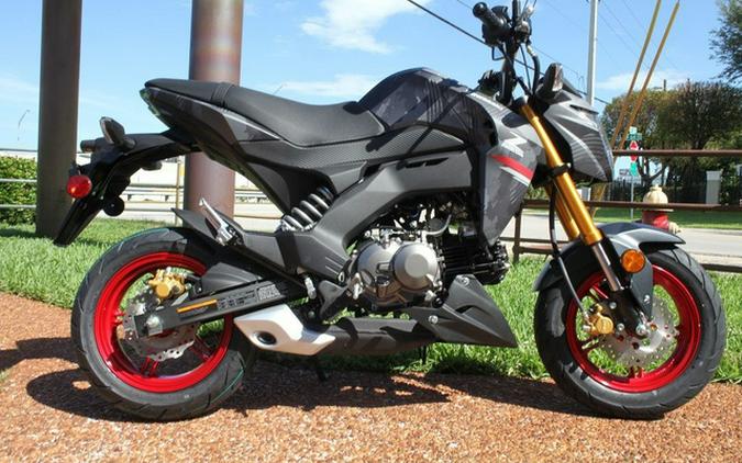 2024 Kawasaki Z125 PRO Cypher Camo Gray MatteMetallic Matte Car