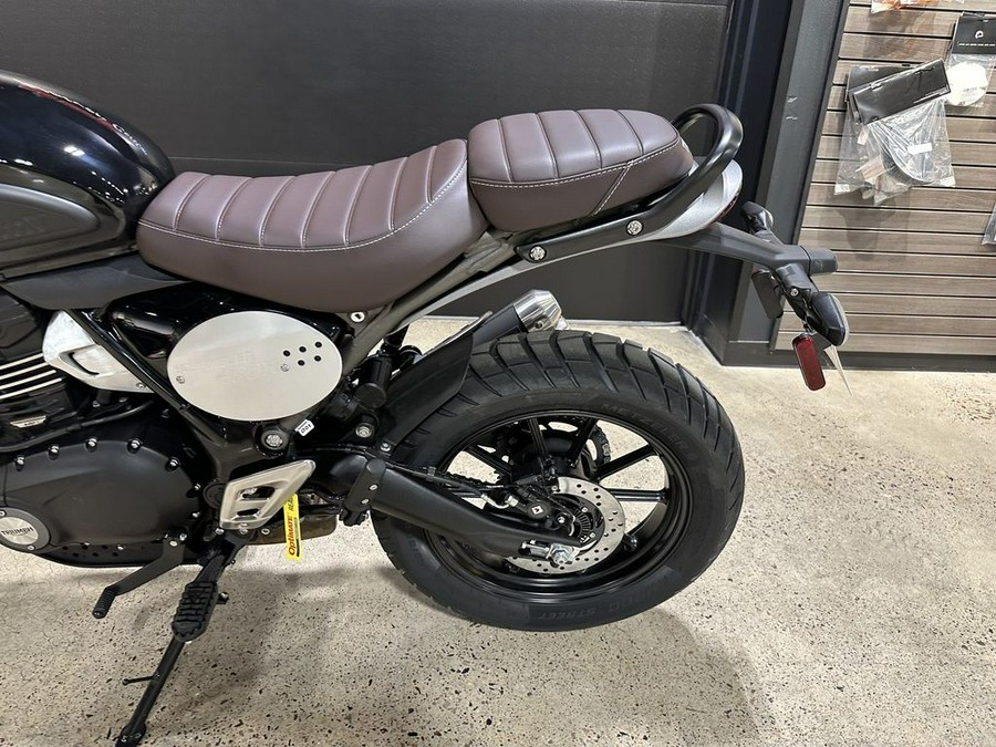 2024 Triumph Scrambler 400 X Phantom Black / Silver Ice