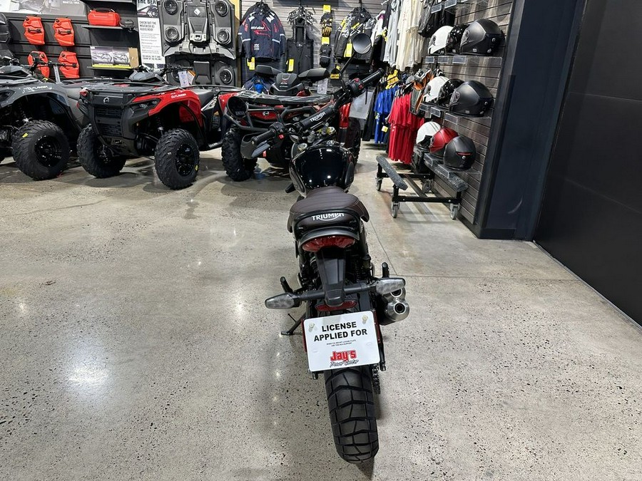 2024 Triumph Scrambler 400 X Phantom Black / Silver Ice