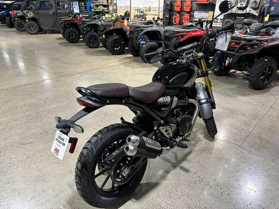 2024 Triumph Scrambler 400 X Phantom Black / Silver Ice