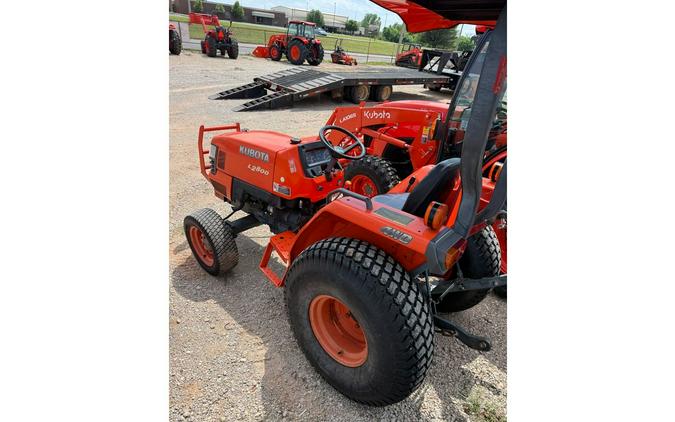 2008 L2800 Gear-Drive 4WD Compact Tractor - Kubota
