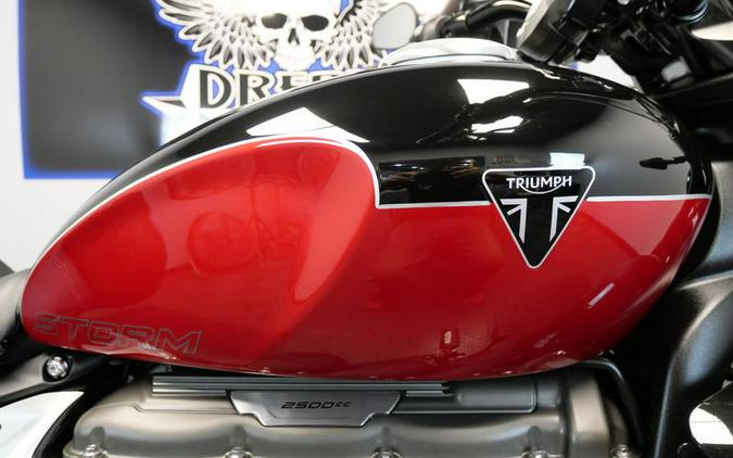 2025 Triumph Rocket 3 Storm GT Sapphire Black/Carnival Red