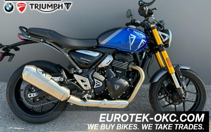 2024 Triumph Speed 400 Caspian Blue / Storm Grey