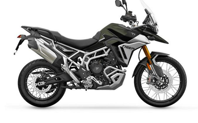 2025 Triumph Tiger 900 Rally Pro Matte Khaki Green / Matte Phantom Black
