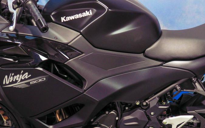 2026 Kawasaki Ninja 500 ABS Metallic Flat Spark Black