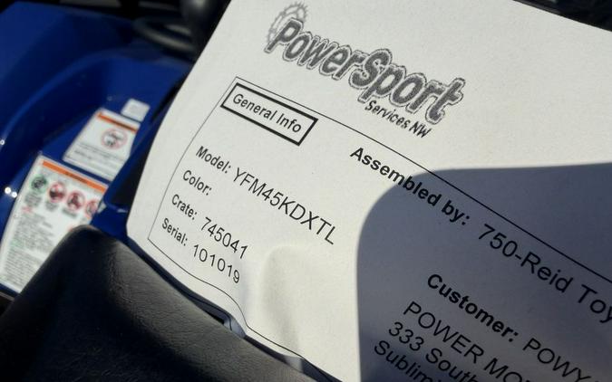 2026 Yamaha Kodiak 450